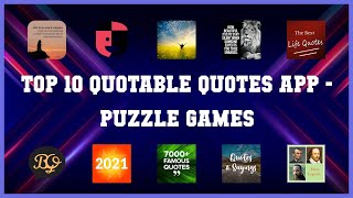 Top 10 Quotable Quotes App Android Games screenshot 2