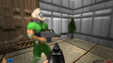 BRUTAL DOOM MOD E1M7  COMPUTER STATION  KneeDeepInTheDead #doom #mod