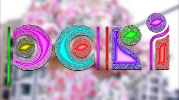 NEW STYLISH Glass Font Editing With Multiple Colourmix |First Time in YouTube #sahhoeditx #trending