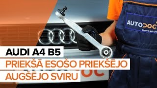 AUDI A4 Svira maiņa: rokasgrāmata