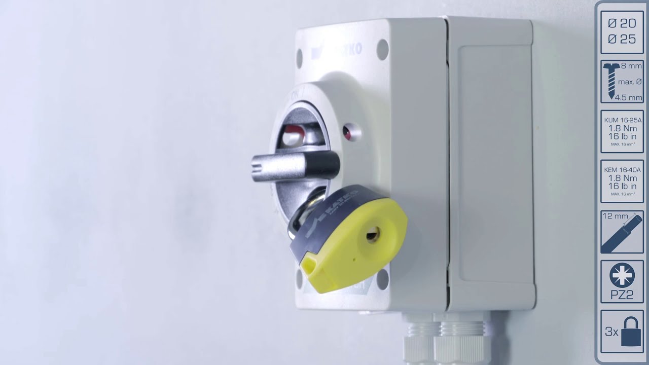 KATKO KEM Safety Switch Isolator Installation YouTube
