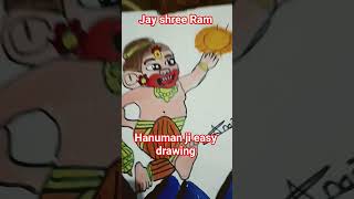 Hanuman ji easy drawing for beginners subscribe for more 🧿🔔🙏🔔🙏🚩🚩😀😁😃😄