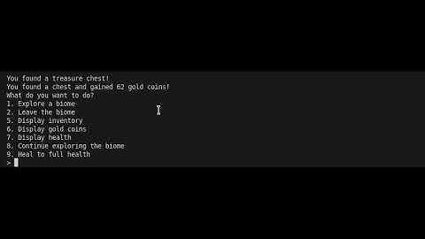 Simple showcase of my rpg