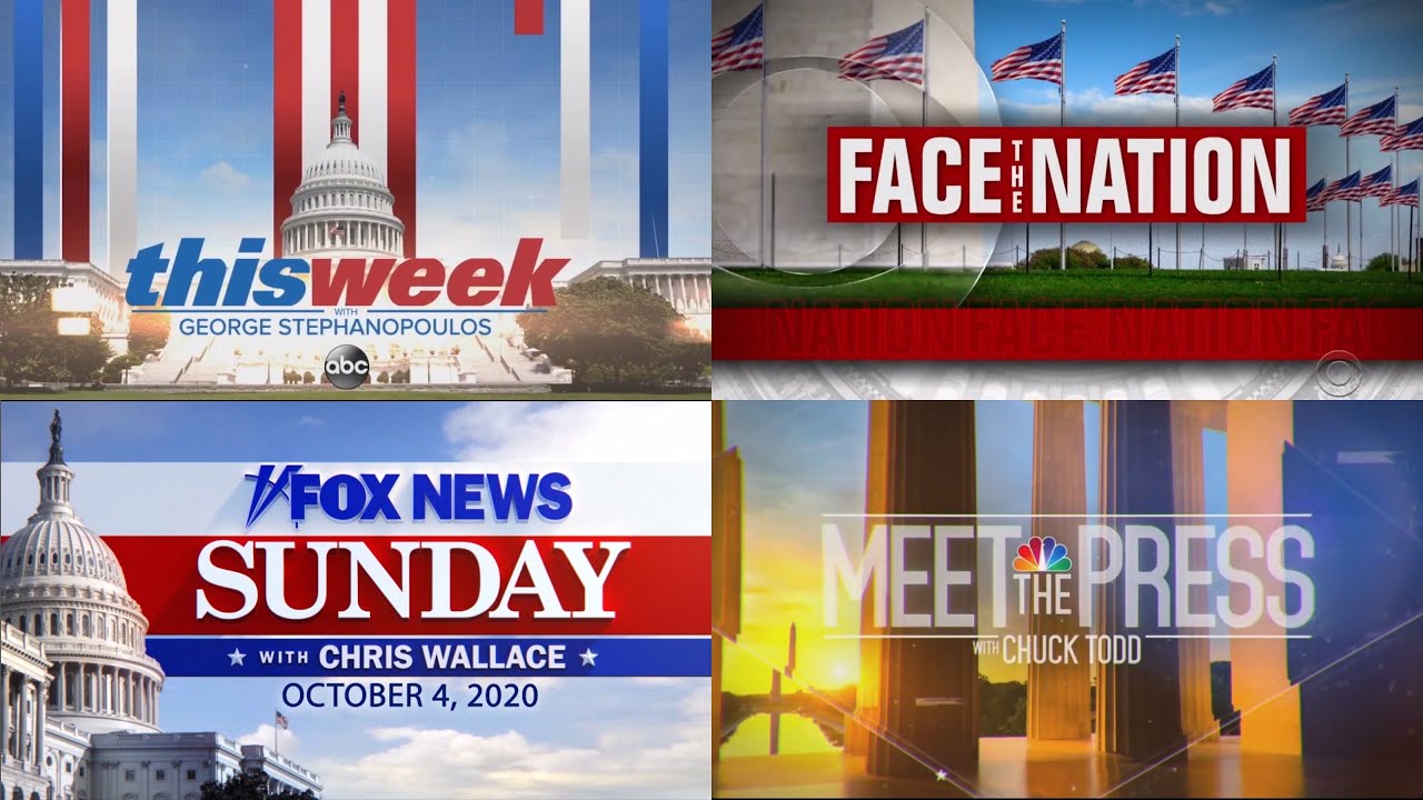 President Trump Hospitalized: Intros of Sunday Morning Talk Shows (ABC ...