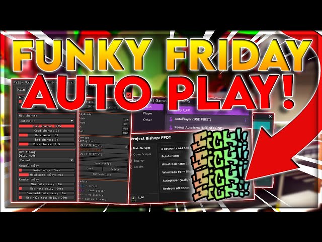 Funky friday script (MEGA OP AUTOPLAYER ) 😬 MOBLIE&PC :O 