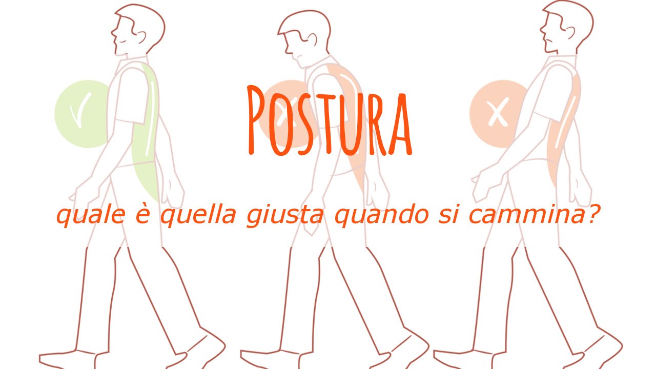 quale-la-giusta-postura-quando-si-cammina-youtube