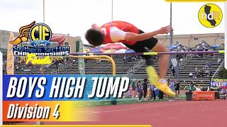 2026 TF - CIF-SS Ford Track and Field Finals - Boys High Jump - Div 4