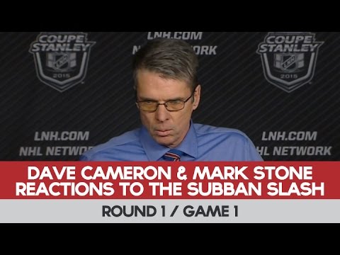 Dave Cameron & Mark Stone Post Game Reactions to the Subban Slash