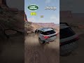 Range Rover vs Jeep Car Crash Test | Car Jump Crash Test
