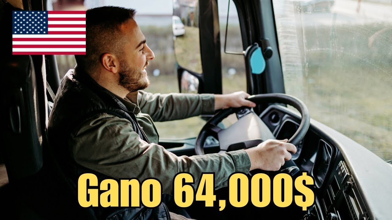 Cuanto Gana un CAMIONERO en Estados Unidos 🤑 Salario y Ofertas de