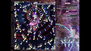 Touhou 14 - Double Dealing Character ~ Extra (Reimu A)