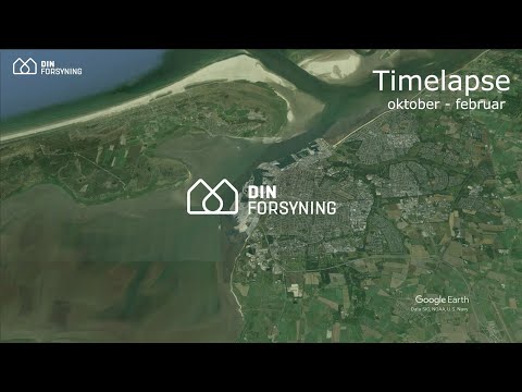 Timelapse for byggeriet på Esbjerg Havn fra oktober til marts 2021