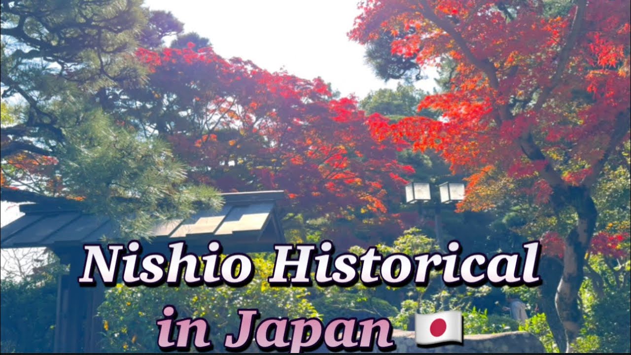 4K] Nishio Historical Park Walking Tour in Japan 🇯🇵 