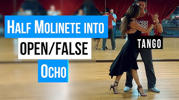 Intermediate tango: Half Molinete to Open/False Ocho  (8-19-2025)