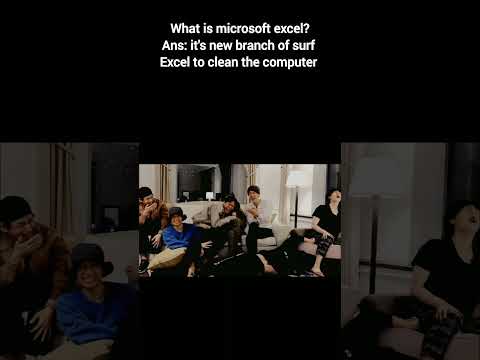 Microsoft Excel Bts Jungkook Funny Shorts