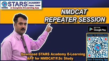 Online NMDCAT  Repeater Classes | NMDCAT Repeater Session  by #starsacademylahore