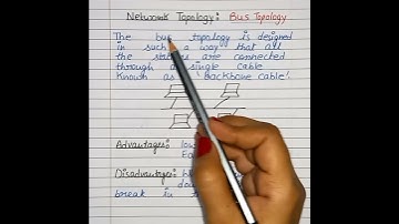 Network Topology in hindi | Bus Topology | Computer Network | #shorts #bustopology #youtubeshorts