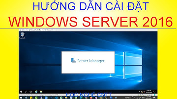 Hướng dẫn cài đặt Windows Server 2016 trên máy ảo vmware 16 | Học nghề CNTT