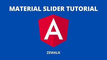 Angular Material Slider and Slide Toggle tutorial | Angular Material 12 [2021]