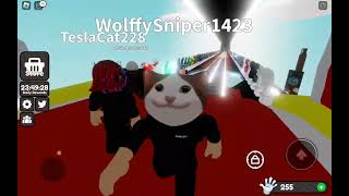 Playing slap battles again on Roblox