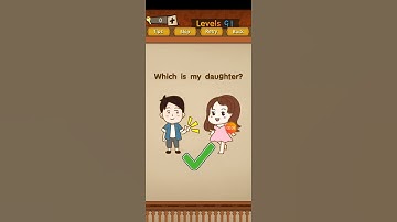 Super Brain Level 91 Which is my daughter? walkthrough