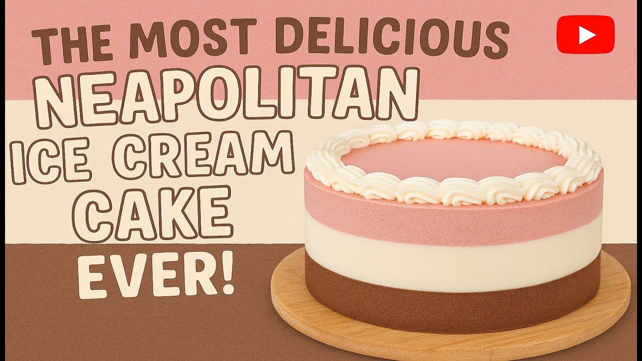 We Created the Most Delicious Neapolitan Ice Cream Cake Ever!