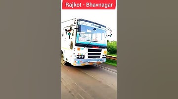 GSRTC Rajkot To Bhavnagar #gujaratbus#gsrtc#gsrtcbus#bus #khajurbhai#rajkot #hardikdavevlogs