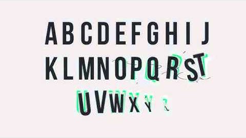 After Effects Project Files - Animated Typeface | VideoHive