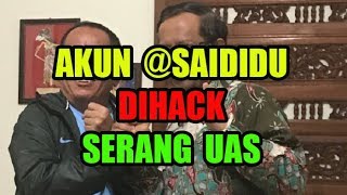 Mahfud MD Langsung Bereaksi Terkait Akun Twiter Said Didu