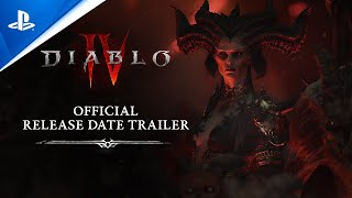 Diablo IV - Official Release Date Trailer | PS5 \& PS4 Games