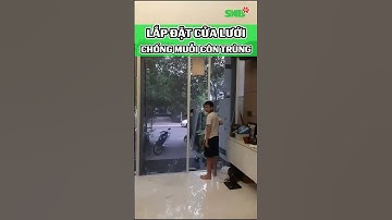 Nhà đẹp – Không lo muỗi cắn nhờ cửa lưới xếp gọn thông minh | LẮP ĐẶT CỬA LƯỚI CHỐNG MUỖI SÀI GÒN