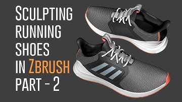 Sculpting shoes in Zbrush time lapse (part 2 of 3)