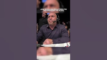 Mcgregor Vs Aldo (Joe Rogan Reaction!!!) #shorts #conormcgregor #conor #mma