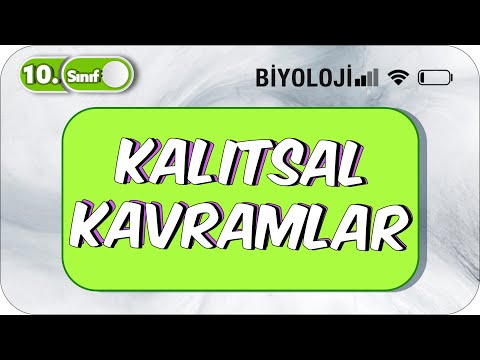 10. Sınıf Biyoloji Kalıtsal Kavramlar Konu Anlatım #2023