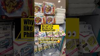 Why can’t it be like this in the Philippines? Look at Beyblade X stocks in Singapore! #beybladex screenshot 2