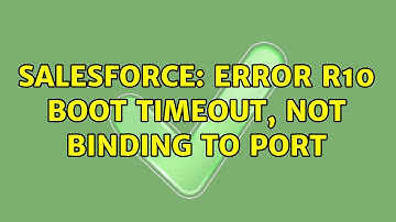 Salesforce: Error R10 Boot Timeout, not binding to port