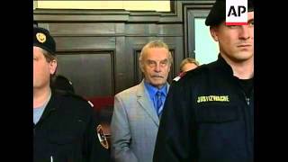WRAP Fritzl sentenced to life in a psychiatric hospital ADDS leaves court