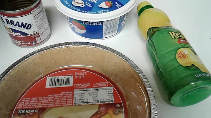 No Bake Lemon Pie...."Refrigerate 4 hours before serving"