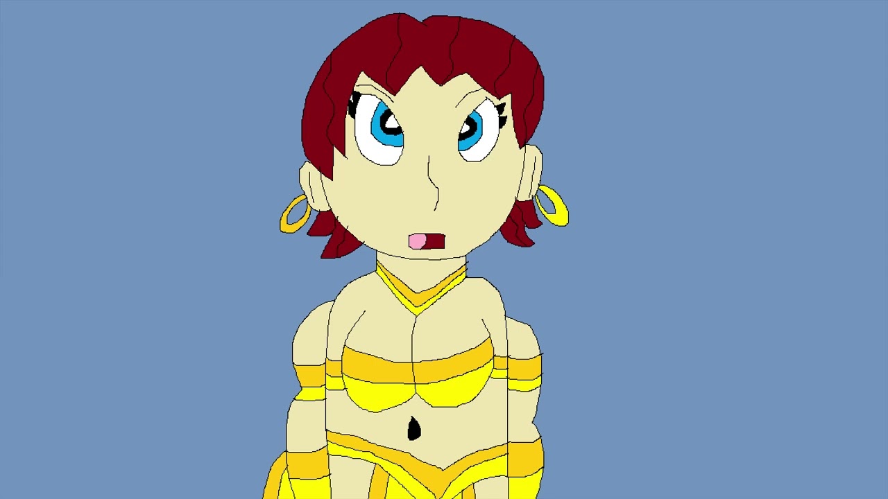 Elise III (Modern Sonic) (Golden & Yellow Armor No Makeup) Art by J.A. Ealy (AAP)