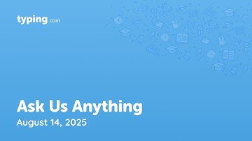 Aug 14 Typing.com Back to School Webinar: New Features & Updates for the School Year