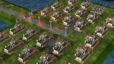 China Infantry Nuke War  - 1 vs 5 Hard Army C&C Generals Zero Hour - Gameplay