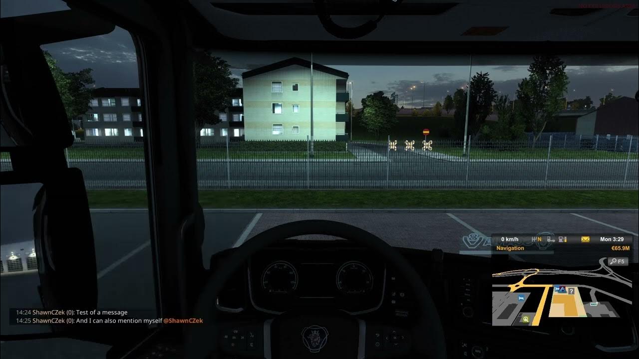 TruckersMP Chat Showcase YouTube