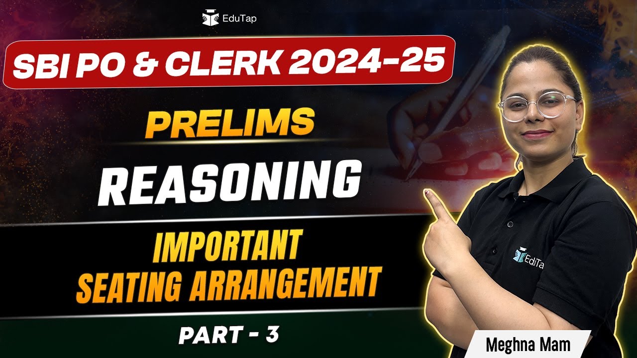 Sbi po clerk 2025 reasoning free classes sbi po clerk seating