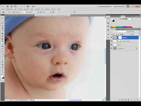 Adobe Photoshop CS Babyfotos Tutorial Deutsch