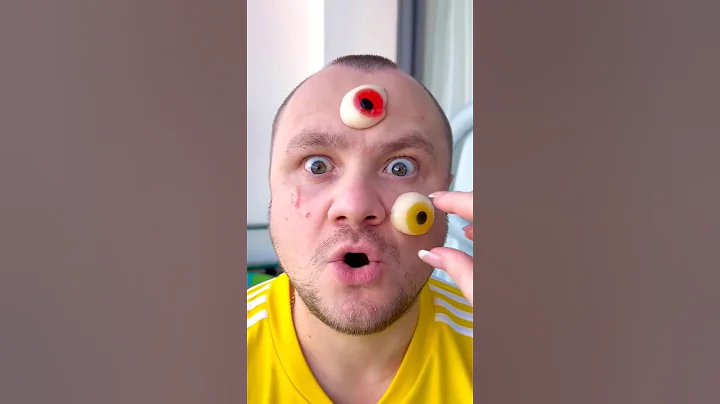 what ah oh with jelly eyeball #funny #comedy #funnyfamily #shorts