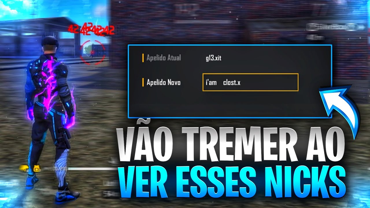 OS MELHORES NICKS DE FREE FIRE DE 2022/NOMES DE FREE FIRE PARA COLOCAR E  TEREM MEDO DE VOCÊ!🥷 