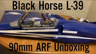 Black Horse L-39 90mm ARF Unboxing