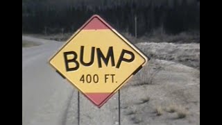 Alaska Highway sights and signs, 1957