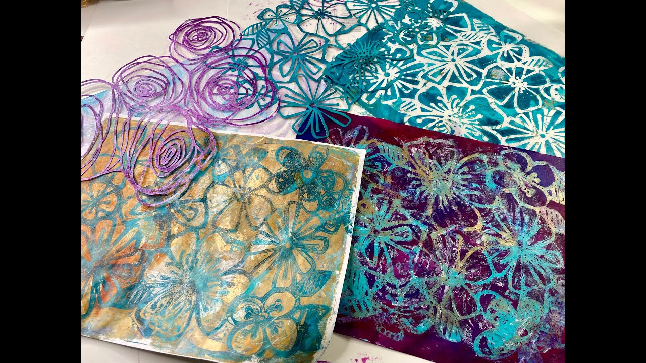 Gelli plate printing is an easy and fun activity to do with kids on a