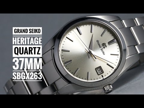 4K] Grand Seiko Heritage Collection 9F Quartz 37mm SBGX263 - YouTube